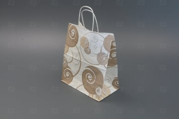 картинка Пакет бум с круч ручками белый 240*140*280мм 80гр/м2 Мир упаковки