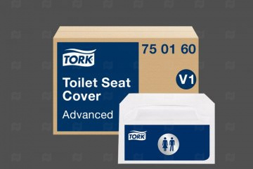 Купить 750160 Покрытие для унитаза Tork Advanced (250 шт.) V1. Мир упаковки
