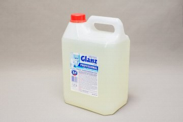 картинка Средство для чистки, отбеливания, дезинфекции поверхностей и сантехники проф. "Glanz" с хлором (5 л) Мир упаковки