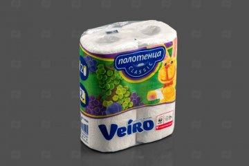 Купить Бум. полотенце "Veiro" Classic белые 2-сл. (2 рул.) арт. 5П22. Мир упаковки