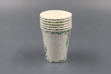 картинка Набор стаканов бумажных зеленые луга 250мл (6шт) Мир упаковки